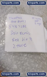 Thomas & Betts 2HOLE Compression Lug – actual item, photo 4 of 4