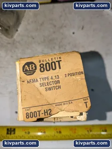 Allen-Bradley 800T-H2 NEMA Type 4 13 Selector Switch – actual item, photo 5 of 6