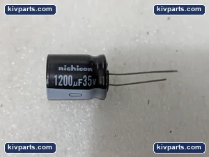 Nichicon UHE1V122MHD Radial Electrolytic Capacitor – actual item, photo 3 of 5
