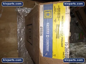Square D FS-260RB Fusible Pullout Disconnect – actual item, photo 4 of 9