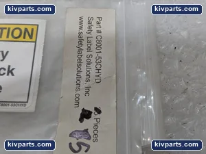 C8001-53CHYD Caution Safety Interlock – actual item, photo 3 of 5