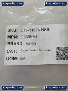 Eaton C360KA1 Circuit Breaker – actual item, photo 2 of 5