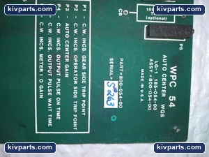 WEB Printing Controls 800-054-00 WPC 54 Auto Center Board – actual item, photo 3 of 5