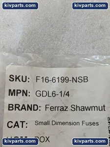 Mersen GDL6-1/4 Fuse – actual item, photo 2 of 7