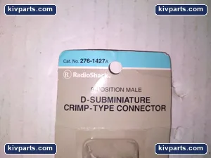 Radioshack DB9 Crimp-Type Connector – actual item, photo 2 of 4