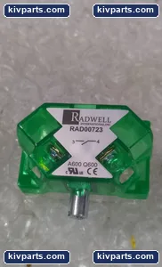 Radwell RADOO723 Pushbutton Contact Block – actual item, photo 4 of 4