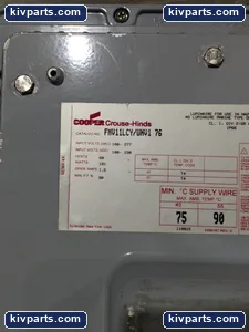 Crouse-Hinds FMV11LCY/UNV1 Lighting – actual item, photo 4 of 9