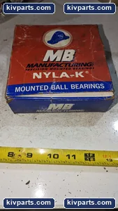 MB Manufacturing TBC25K NYLA-K Mounted Ball Bearings – actual item, photo 2 of 7