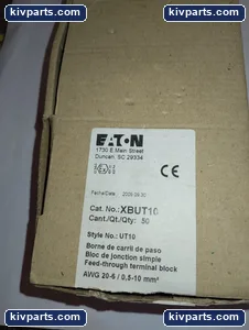 Cutler-Hammer XBUT10 20-6 AWG Terminal Block – actual item, photo 2 of 4