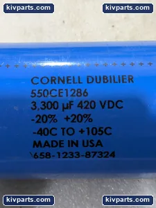Cornell Dubilier 550CE1286 Capacitor Screw Terminal – actual item, photo 4 of 5