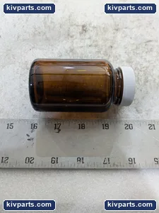 PG 120 23 Amber Glass Reagent Bottle w/ Screw Cap OEM – actual item, photo 4 of 5