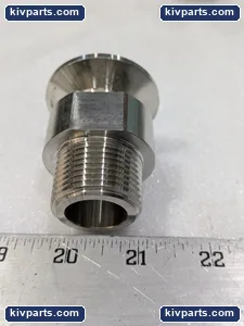 1.0X1.0 Stainless Steel Adapter – actual item, photo 2 of 5