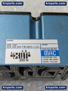 MAC 82A-AB-000-TM-DAAJ-1JD 4 Way Solenoid Valve – actual item, photo 3 of 6