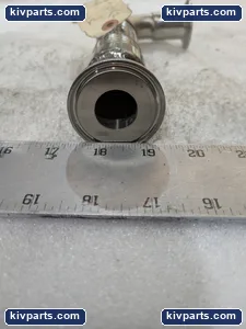 Unknown 316SS 1in x 8.26in Braided Sanitary Tri-Clamp Elbow Hose Assembly – actual item, photo 3 of 6