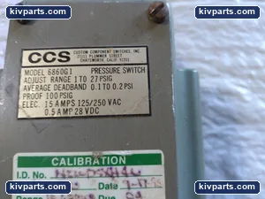 CCS 6860G1 Pressure Switch – actual item, photo 2 of 5
