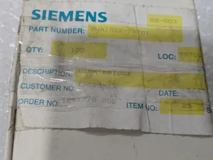 Siemens 8WA1822-7VF01 Bridge Jumper Terminal Block