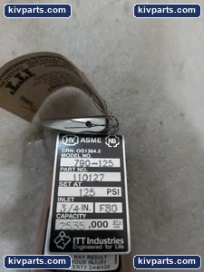 Bell & Gossett 110127 790-125 Pressure Relief Valve – actual item, photo 5 of 7