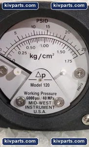 Working 120SA-10-00 Differential Pressure Gauge – actual item, photo 4 of 4
