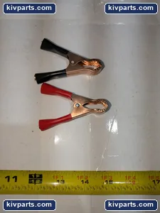 1 SET OF ALLIGATOR CLIPS 3" APROX – actual item, photo 2 of 4