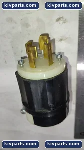 Leviton 3431-GC Grounding Locking Plug – actual item, photo 4 of 6