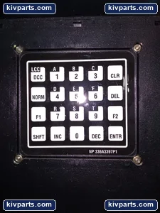 General Electric 336A3397P1 NP Operator Key Board – actual item, photo 3 of 6