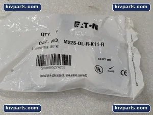 Eaton M22S-DL-R-K11-R Pushbutton – actual item, photo 2 of 4