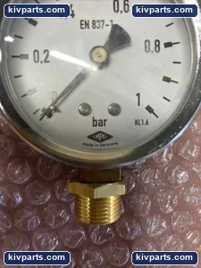 Burckhardt 0-1 Bar Pressure Gauge – actual item, photo 7 of 7