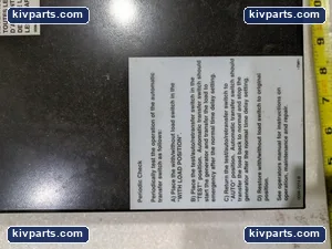 Onan 0098-7318.8 Motor Disconnect Switch – actual item, photo 2 of 12
