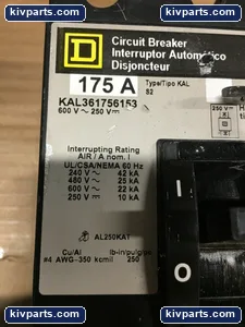 Square D KAL361756153 Molded Case Circuit Breaker – actual item, photo 2 of 7