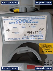 Crouse-Hinds CSR34A Arktite Receptacle Switch – actual item, photo 2 of 6