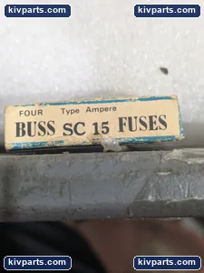 Bussmann DG04-74 Type SC SC-15 Time Delay Fuses – actual item, photo 2 of 7