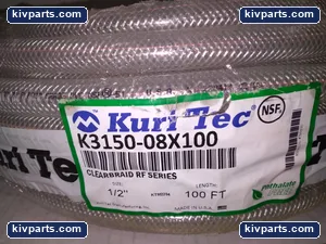 K3150-08X100 Clearbraid RF Series PVC Hose – actual item, photo 2 of 4