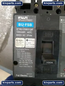 Fuji Electric BU-FSB3100 Molded Case Circuit Breaker – actual item, photo 3 of 4