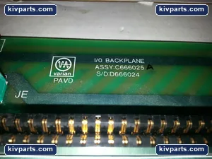 Varian C666025-A I/O Backplane PCB – actual item, photo 2 of 5