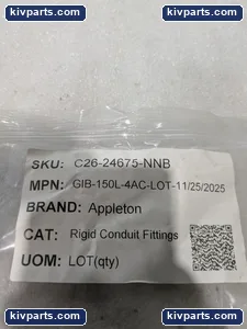 Appleton GIB-150L-4AC Bushing Conduit Fitting – actual item, photo 2 of 7
