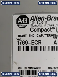 Allen-Bradley 1769-ECR PLC Module – actual item, photo 2 of 7