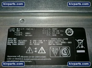 Dell 4GTLRD1 EMS01 Power Supply – actual item, photo 2 of 3
