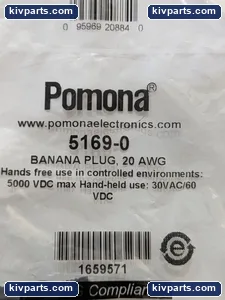 Pomona 5169-0 Banana Plug – actual item, photo 8 of 9
