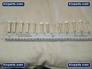 12PT HD SILVER PLATED NEW BOLT (LOT OF 13 ) – actual item, photo 3 of 5