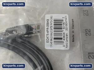 ECAT5-4PR-05KBK RJ46 Male-Male CAT5E Patch Cable – actual item, photo 2 of 6