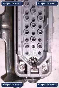 Harting HAN-D25M Male Insert Connector – actual item, photo 2 of 6