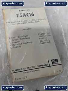 Furnas 75AC16 Electric Contact – actual item, photo 2 of 4
