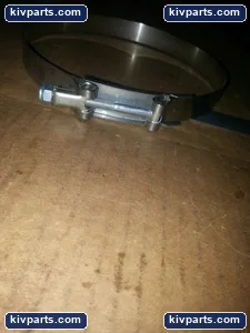Breeze 631 T-Bolt Hose Clamp 7 Inch Diameter Stainless Steel Industrial Fitting – actual item, photo 2 of 3