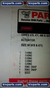 Emerson R470X000052 Fisher Dump Valve – actual item, photo 2 of 2