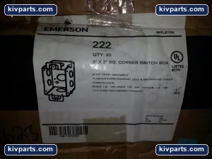 Appleton 222 Corner Switch – actual item, photo 3 of 5