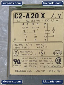 Releco C2-A20X MR-C Plug-In Relay – actual item, photo 4 of 5