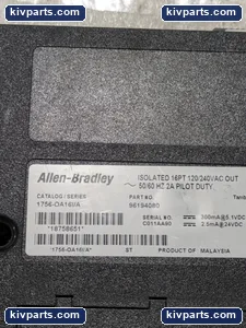 Allen-Bradley 1756-OA16I/A Output PLC – actual item, photo 2 of 9
