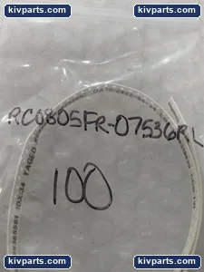 Yageo RC0805FR-07536RL 0805 SMD Thick Film Resistor – actual item, photo 2 of 4