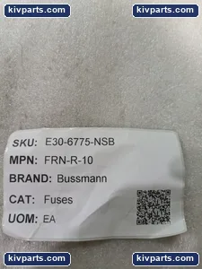 Bussmann FRN-R-10 Class RK5 Fuse – actual item, photo 2 of 9