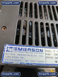 Emerson FX-316 Positioning Servo Drive – actual item, photo 10 of 11